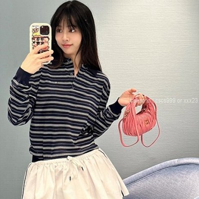 미우미우 긴팔 카라 니트 레플리카 미러급 SA급 S급 고퀄리티 의류 [여성] - best