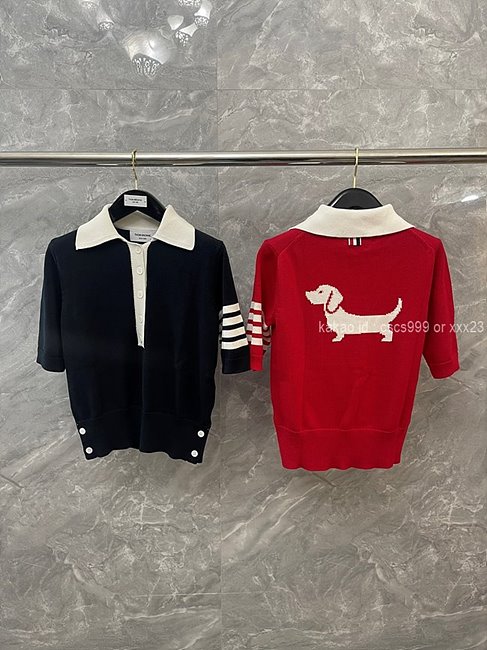 톰브라운 반팔 카라 니트티 (2 color) 레플리카 미러급 SA급 S급 고퀄리티 의류 [여성] 최상급 하이엔드 - best