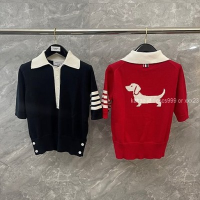 톰브라운 반팔 카라 니트티 (2 color) 레플리카 미러급 SA급 S급 고퀄리티 의류 [여성] 최상급 하이엔드 - best