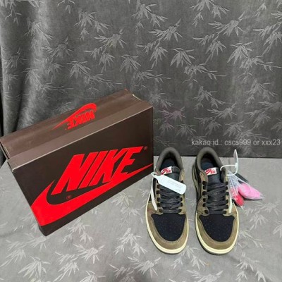 2026.01.28_[류ㅇㅇ 고객님 주문제품 검수사진] 나이키 트래비스 스캇 에어 조던 1 로우 모카 레플리카 미러급 SA급 S급 고퀄리티 하이엔드 최상급 이미테이션 스니커즈 신발